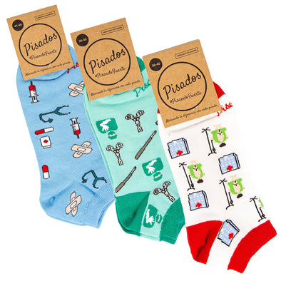 Pack sanitario Tobilleros - Culito sano, Blue Healthy Tools y Sin anestesia